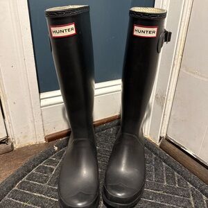 Hunter Classic Black Tall Boots